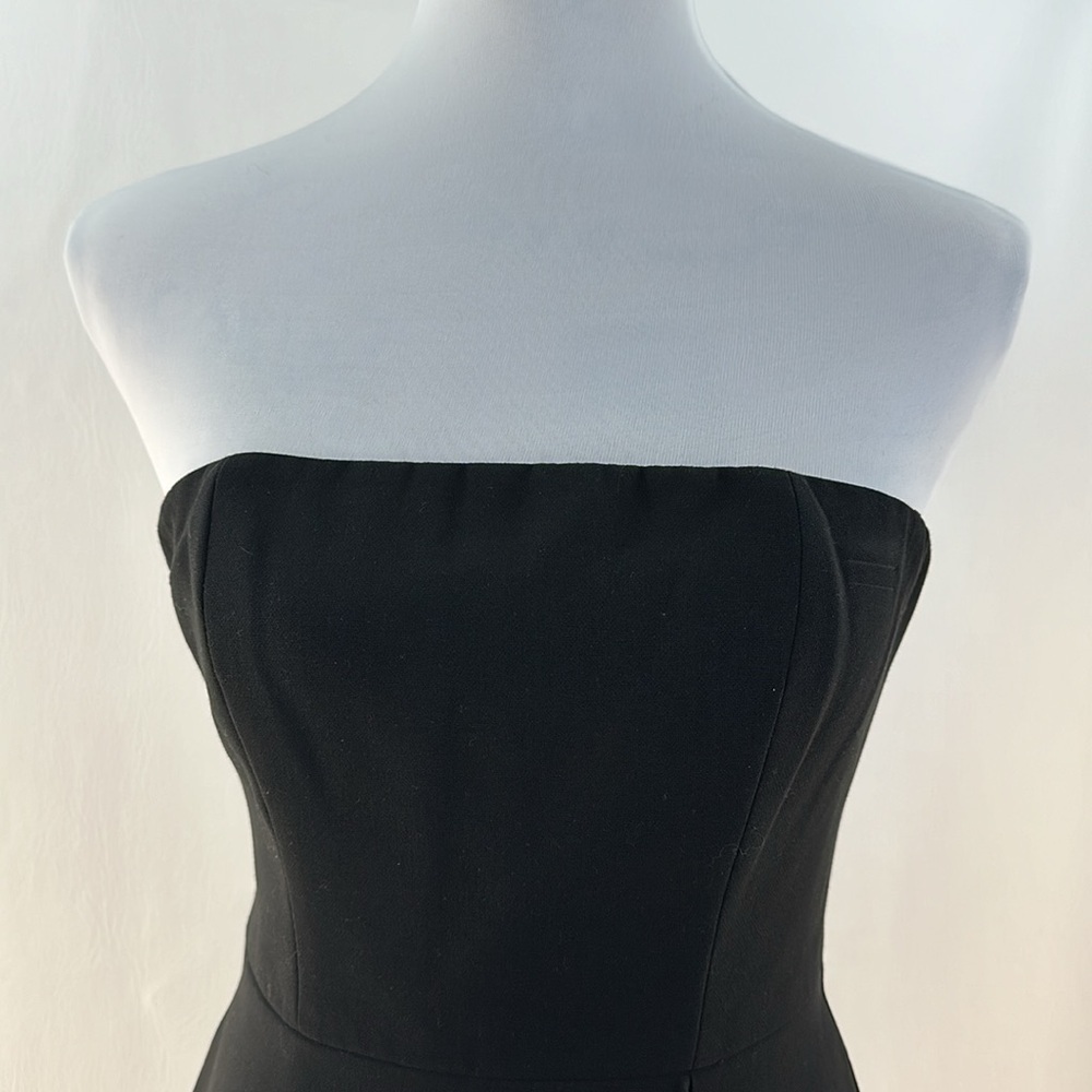 Black Halo Pencil With Ruffle Strapless Dress, 2 - Picture 2 of 15